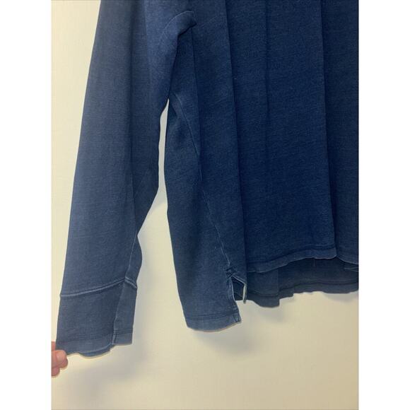 Columbia Rugged Quality Long Sleeve Solid T-Shirt Cut And Sew Sz XL Men’s Blue - Picture 4 of 6